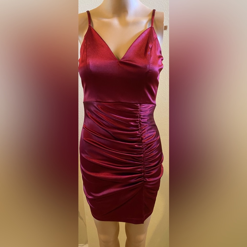 Honey and Rosie small red dress